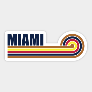 Miami Arizona horizontal sunset Sticker